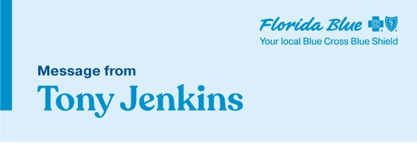 Tony Jenkins, Market President, Central Florida - Florida Blue